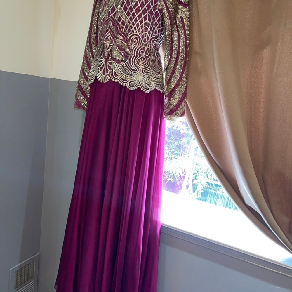 Purple dress